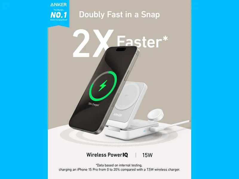 Anker MagGo 3-in-1 wireless charging station (Qi2) (2/4)