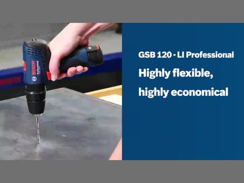 Bosch Professional GSB 120-LI cordless combi drill (12 V) (3/3)
